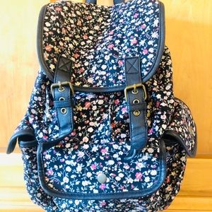 Floral Print Backpack